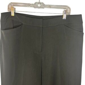Anne Klein Black Dress Pants Women’s Size 14 Straight Leg NWT